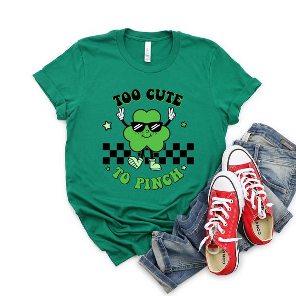 Too Cute To Pinch - Boy Graphic Tee