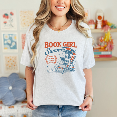 Book Girl Summer Graphic Tee