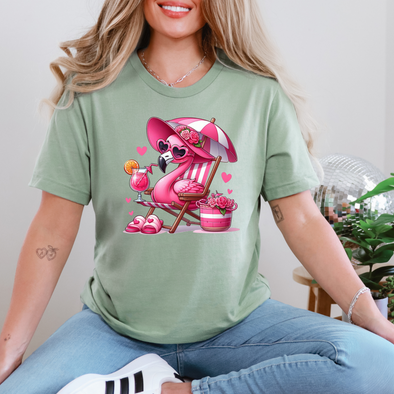 Summer Flamingo Graphic Tee