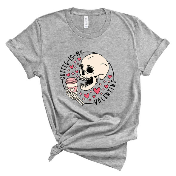 Coffee Is My Valentine Graphic Tee
