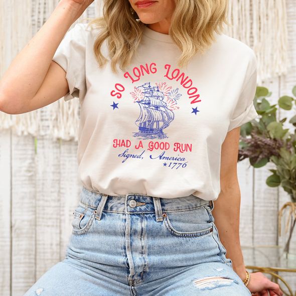 So Long London America Graphic Tee