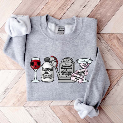 All Things True Crime Graphic Tee and Sweatshirt