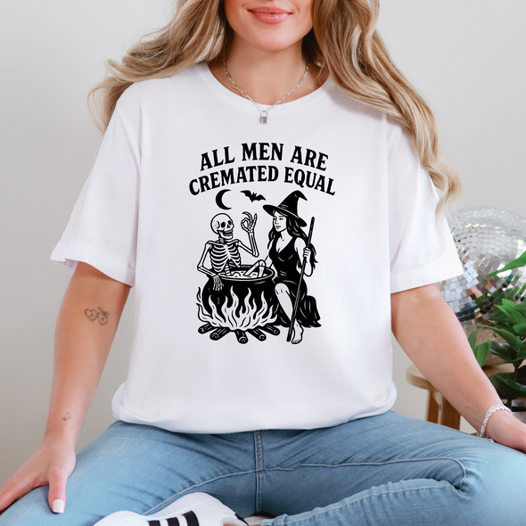 All Men Are Cremated Equal Graphic Tee