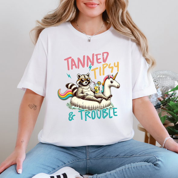 Tipsy and Trouble Graphic Tee