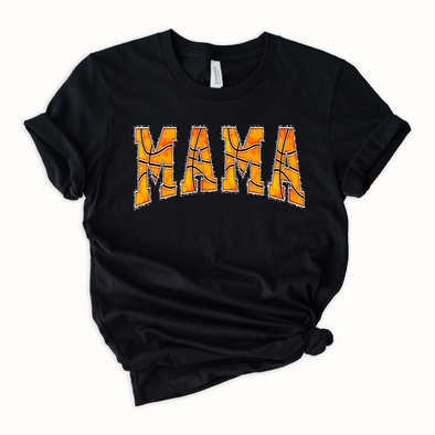 Basketball Mama Faux Patch Graphic Tee