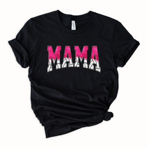 Volleyball Mama Faux Patch Graphic Tee