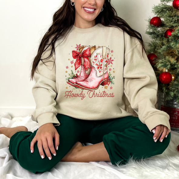 Howdy Christmas Graphic Tee or Sweatshirt