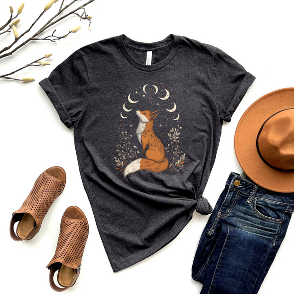 Boho Fox Graphic Tee and Sweatshirt