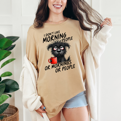 Don't Like Morning People Graphic Tee