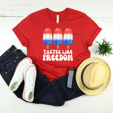 Popsicles Tastes Like Freedom Graphic Tee