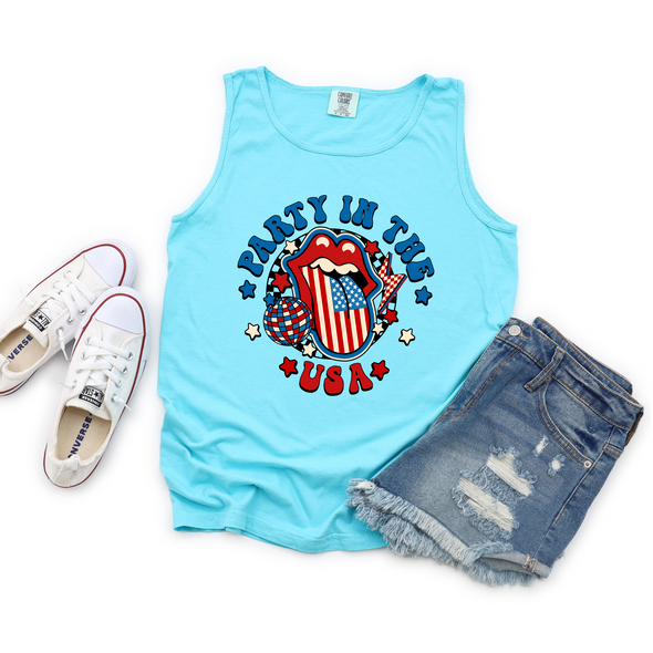 Retro USA Party Graphic Tee