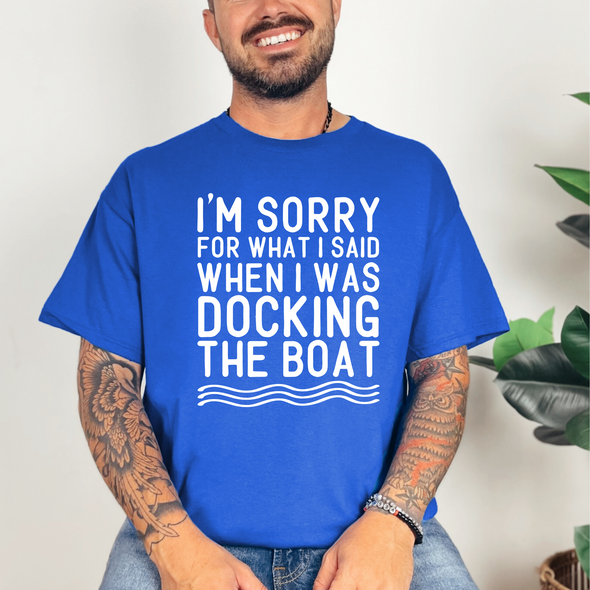 Docking The Boat Graphic Tee