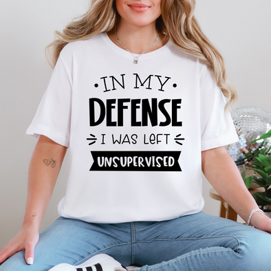 I Was Left Unsupervised Graphic Tee