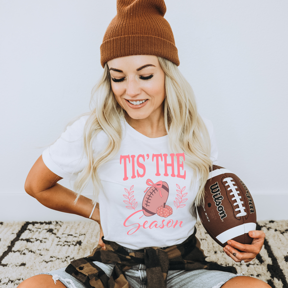 Football Tis The Season Graphic Tee