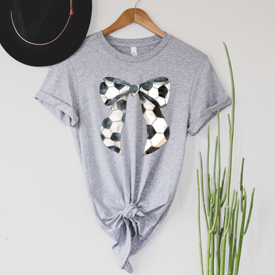 Soccer Bow Graphic Tee