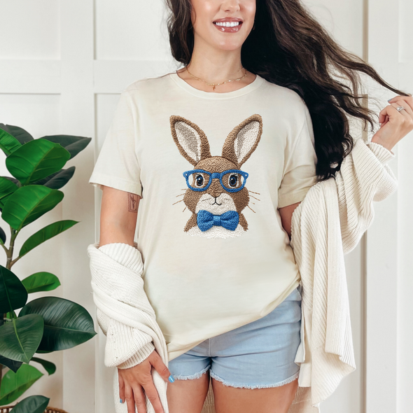 Retro Bunny Graphic Tee and Sweatshirt