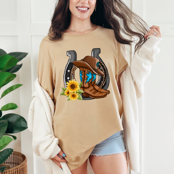 Western Horseshoe Graphic Tee