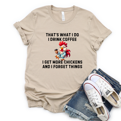Coffee & Chickens Graphic Tee