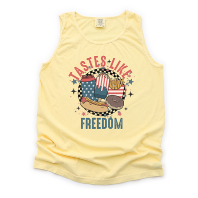 Retro Tastes Like Freedom Tank Top