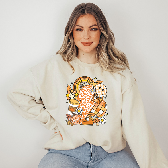 Retro Fall Thanksgiving Graphic Tee and Sweatshirt