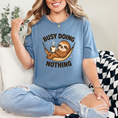Busy Doing Nothing Graphic Tee