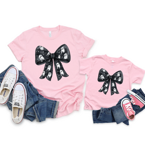 Ghost Bow Graphic Tee or Sweatshirt