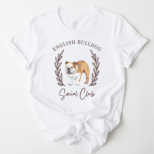 English Bulldog Social Club Graphic Tee