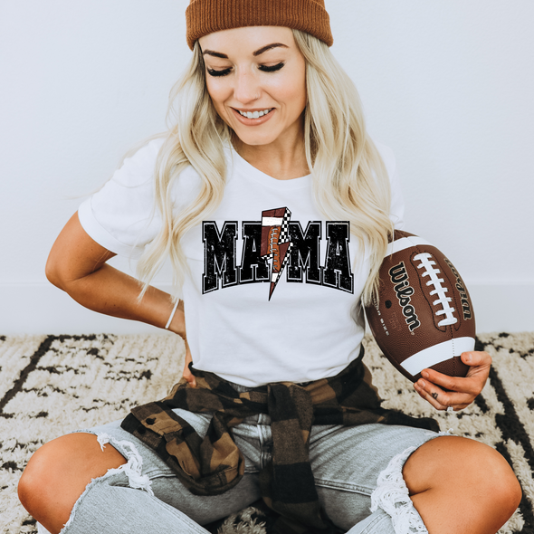 Football Mama Bolt Graphic Tee