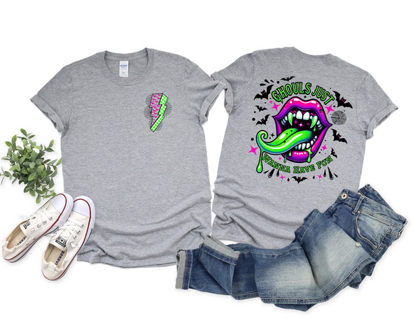 Spooky Ghouls Graphic Tee