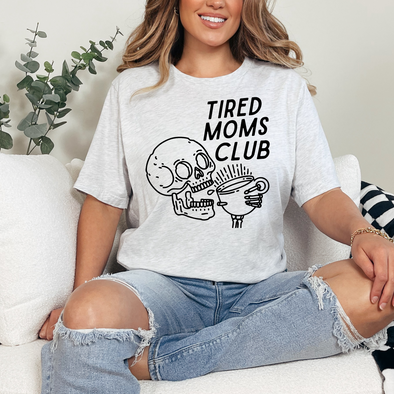 Tired Moms Skull Graphic Tee