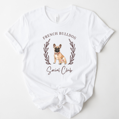 French Bulldog Social Club Graphic Tee