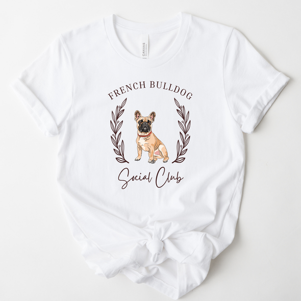 French Bulldog Social Club Graphic Tee