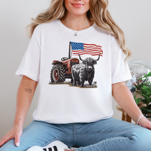 Western Highland Cow Graphic Tee