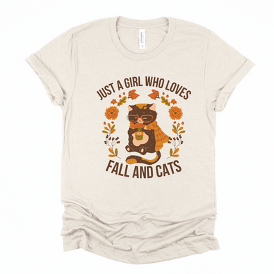 Fall and Cats Graphic Tee