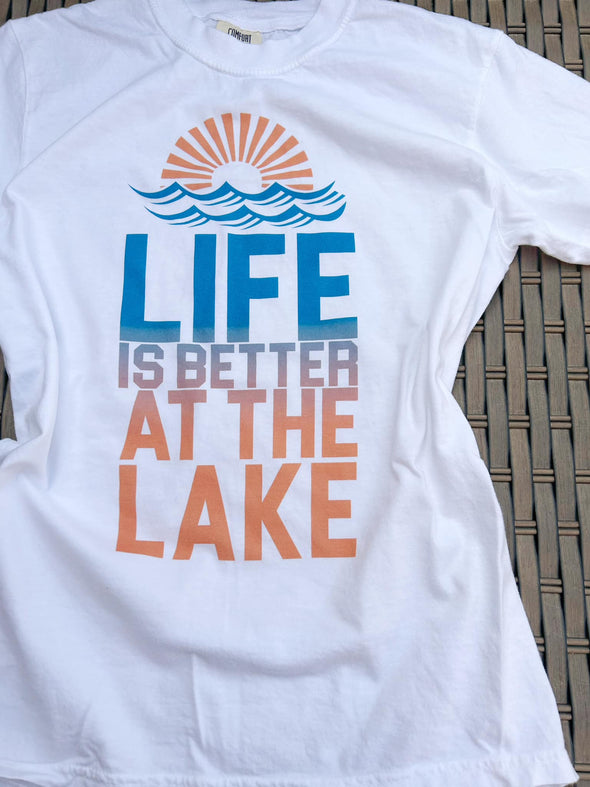 Better At The Lake Graphic Tee and Hoodie