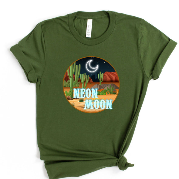 Desert Neon Moon Graphic Tee