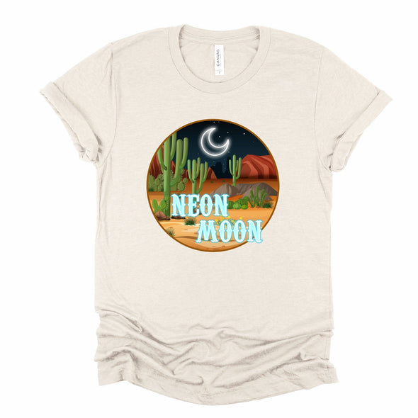 Desert Neon Moon Graphic Tee