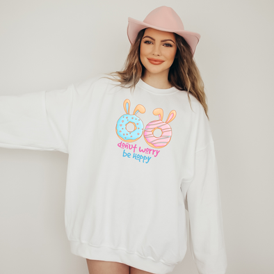 Donut Worry Be Hoppy Graphic Tee and Sweatshirt