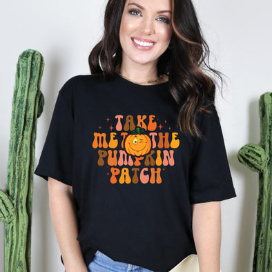 Retro Take Me To The Pumpkin Patch Graphic Tee