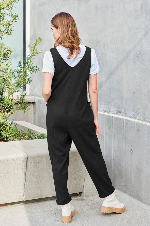 Double Take Sleeveless Straight Jumpsuit