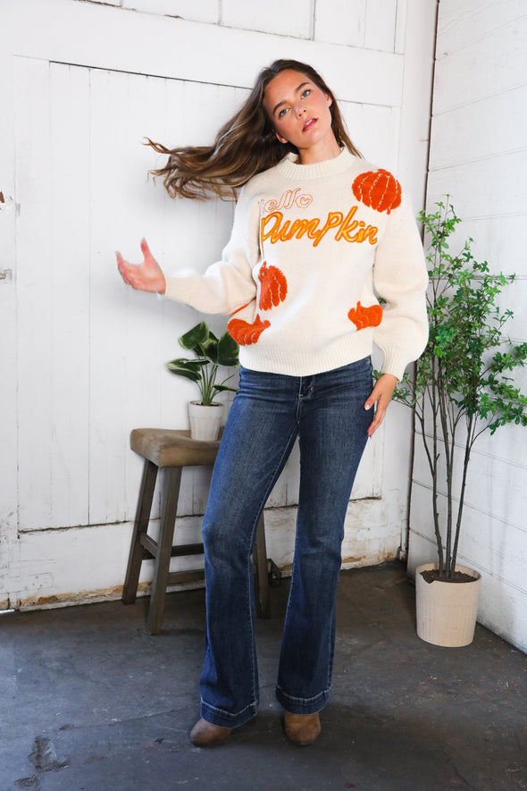 Hello Gourd-geous Pumpkin Patch Pullover