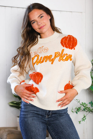 Hello Gourd-geous Pumpkin Patch Pullover