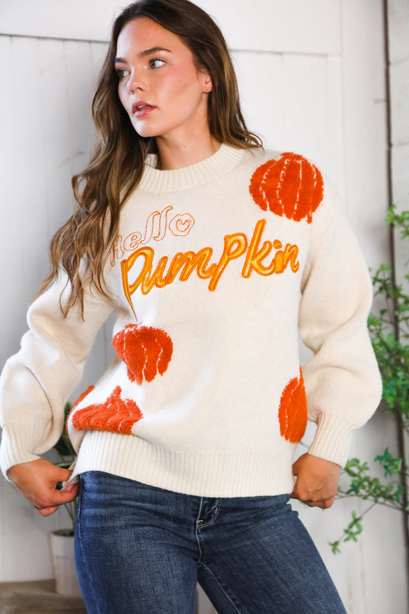 Hello Gourd-geous Pumpkin Patch Pullover