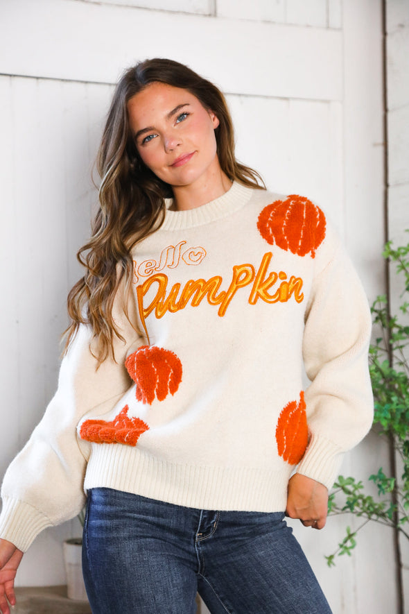 Hello Gourd-geous Pumpkin Patch Pullover