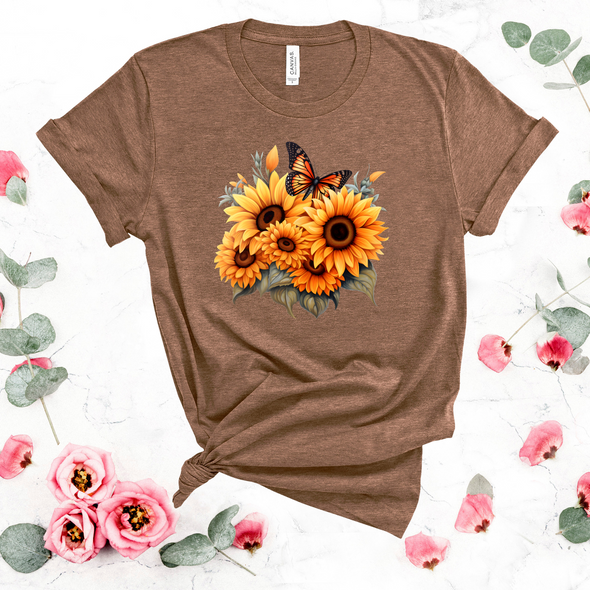 Fall Sunflowers Graphic Tee