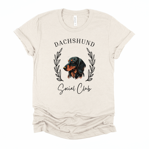 Dachshund Social Club Graphic Tee