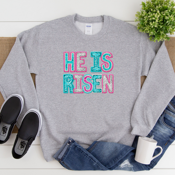 He Is Risen Graphic Tee and Sweatshirt