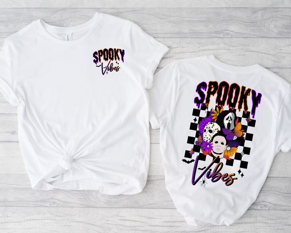 Horror Spooky Vibes Graphic Tee