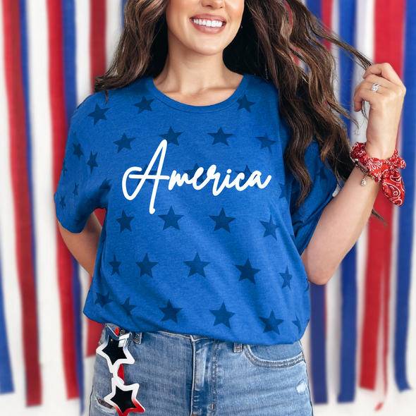 America Star Graphic Tee