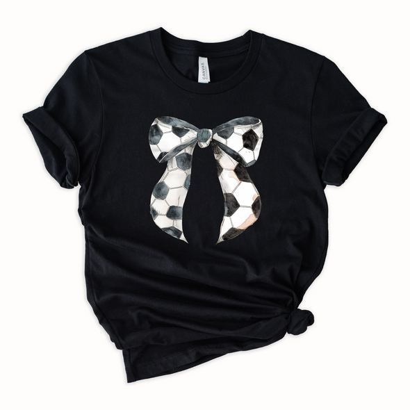 Soccer Bow Graphic Tee